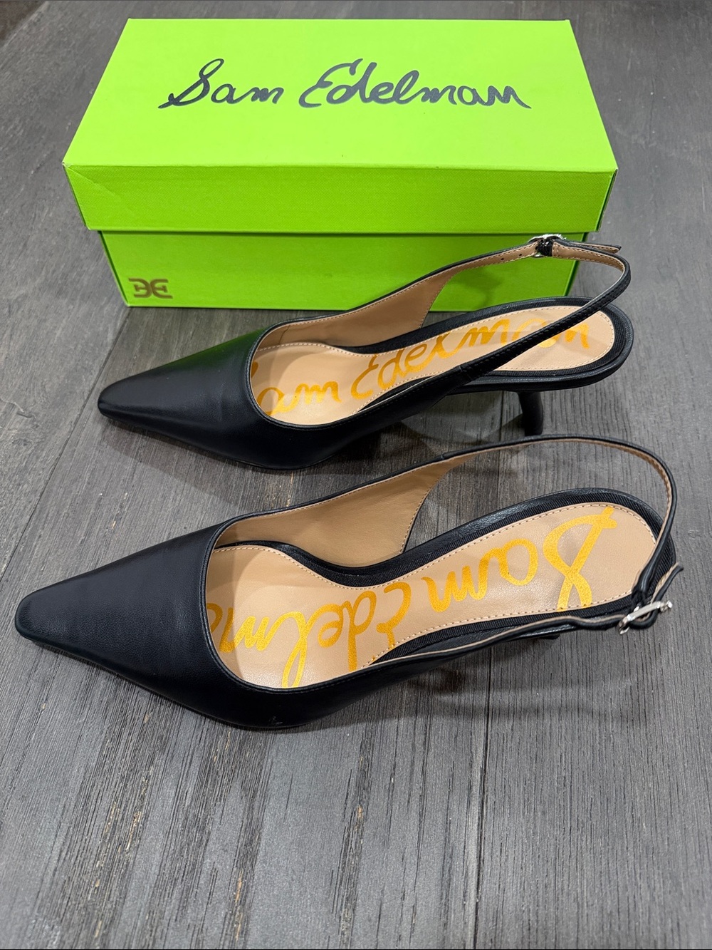 Sam Edelman Bianka Sling back Heels - Picture 3 of 8